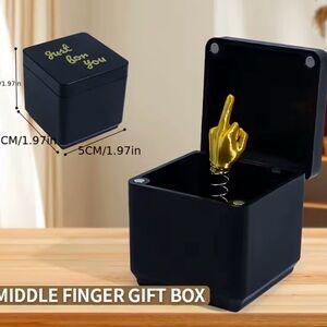 Gag Gift Box - Middle Finger - Flip Off Funny (Flick Off Novelty Gift Joke)